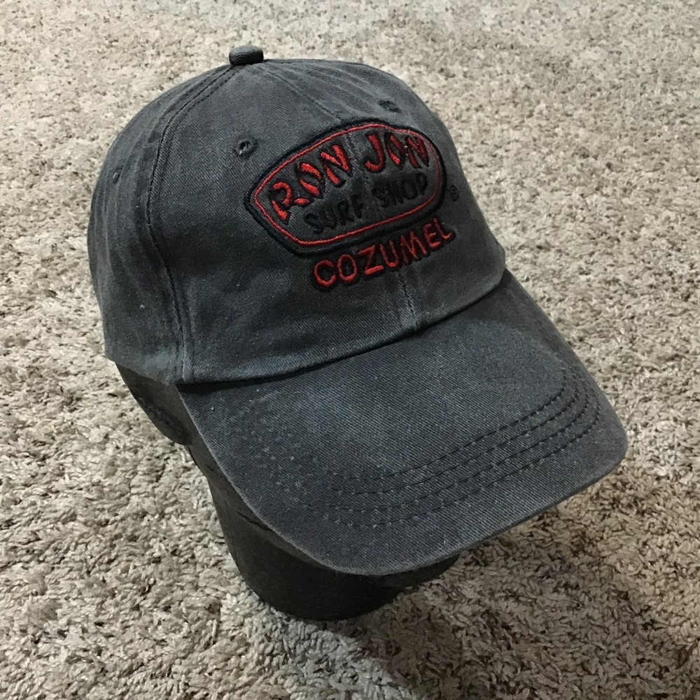 Ron Jon Surf Shop Ballcap Cozumel Dark Grey Unisex NWOT